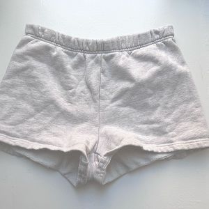 Grey TNA Aritzia sweatshorts